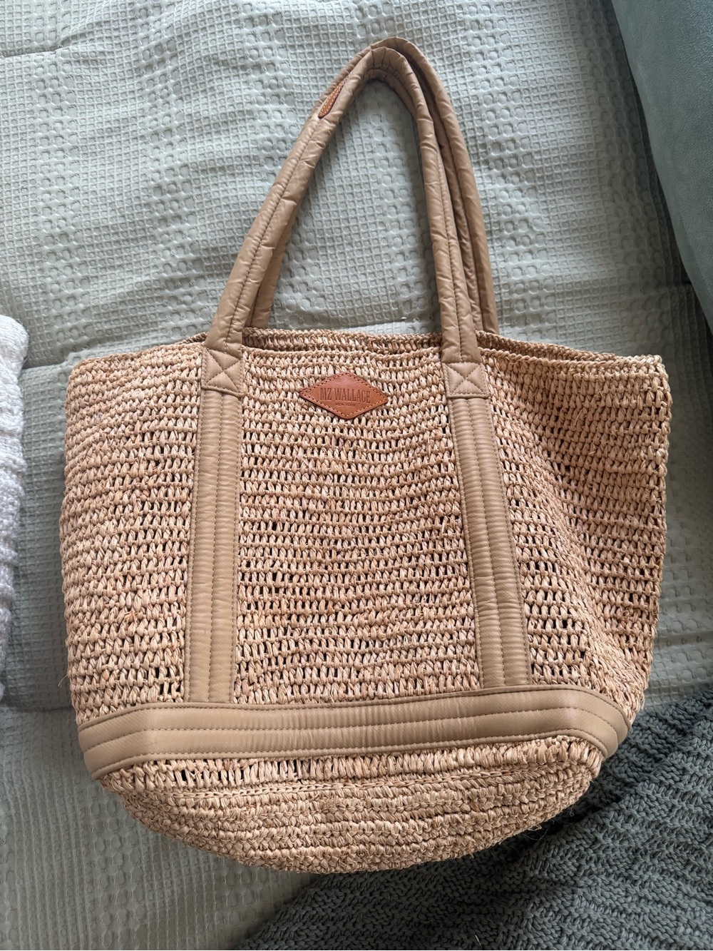 MZ Wallace Raffia Tote Bag